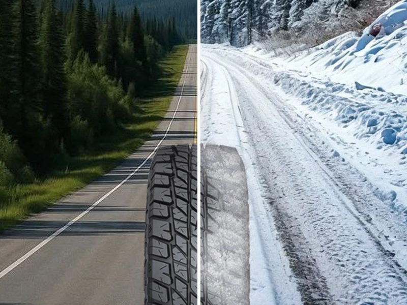 بررسی انواع لاستیک از لحاظ فصلی، لاستیک های زمستان و تابستان در زمان خرید لاستیک خودرو