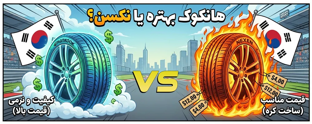 لاستیک هانکوک بهتره یا نکسن، بررسی جامع